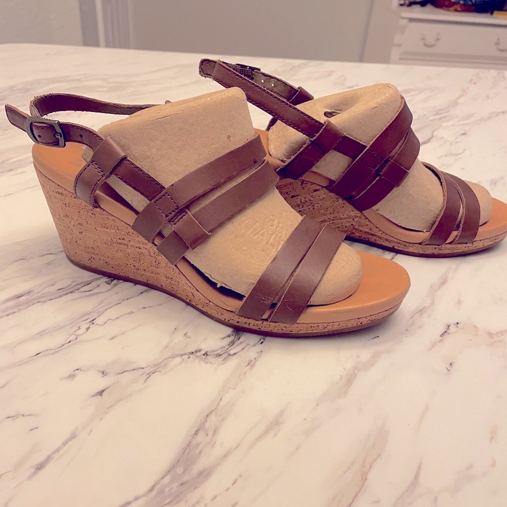 Teva Chocolate Brown Wedge Sandals